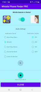 اسکرین شات برنامه Whistle Phone Finder PRO 2