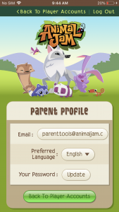 اسکرین شات برنامه Animal Jam Parent Tools 5