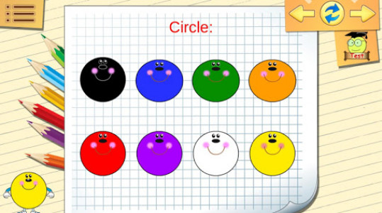 اسکرین شات برنامه Shapes and Colors for kids 8
