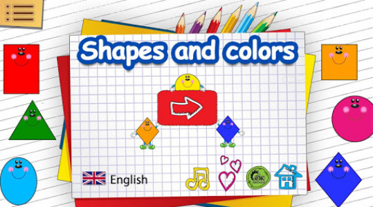 اسکرین شات برنامه Shapes and Colors for kids 4