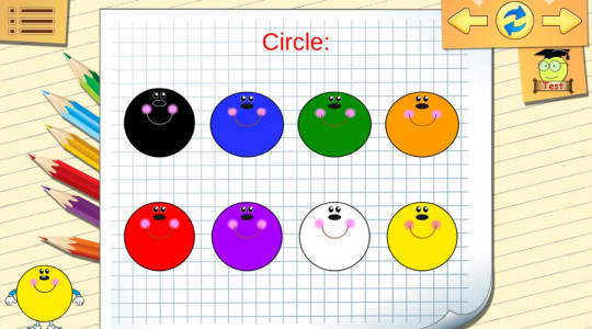 اسکرین شات 2 برنامه Shapes and Colors for kids