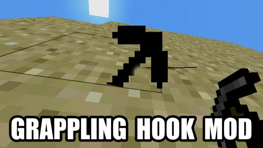 اسکرین شات برنامه Grappling Hook Mod Minecraft 2