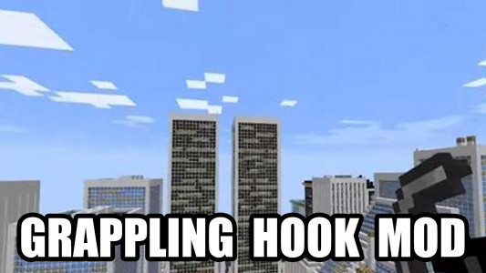 اسکرین شات برنامه Grappling Hook Mod Minecraft 3