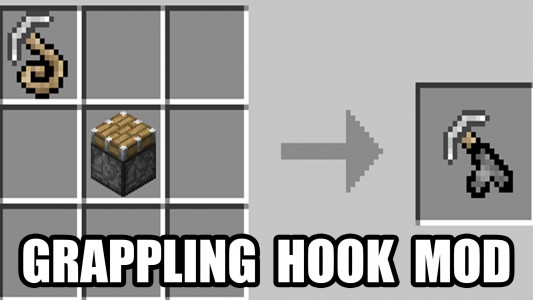 اسکرین شات برنامه Grappling Hook Mod Minecraft 4