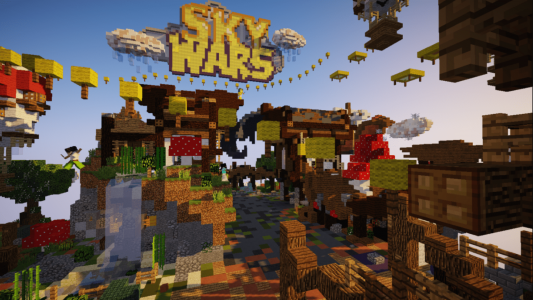 اسکرین شات بازی SkyWars Block Adventure 1