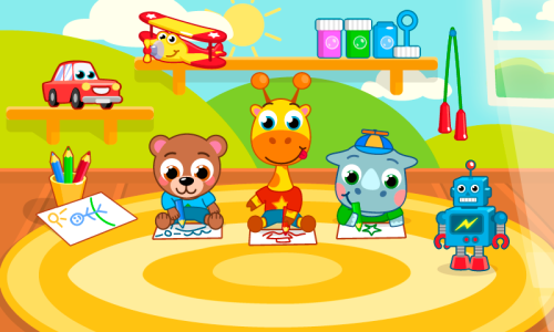 اسکرین شات 2 بازی Kindergarten : animals