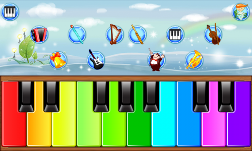 اسکرین شات بازی Children's piano. 2