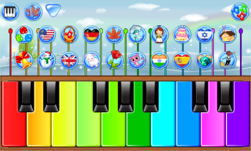 اسکرین شات بازی Children's piano. 3