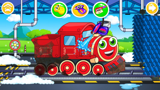 اسکرین شات بازی Train wash 3