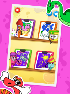 اسکرین شات 5 بازی Coloring dinosaurs