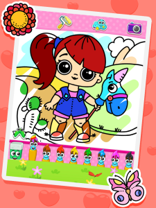 اسکرین شات 2 بازی Coloring dolls