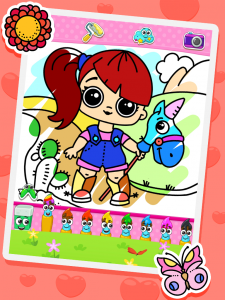 اسکرین شات بازی Coloring dolls 2