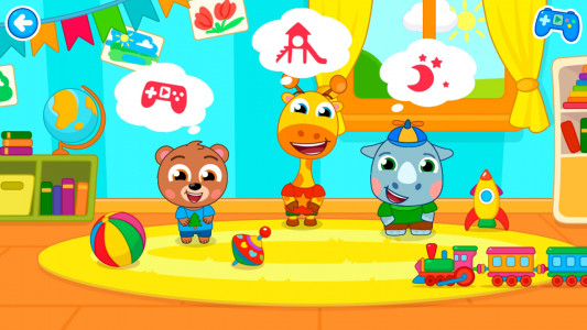 اسکرین شات بازی Kindergarten: baby care 1