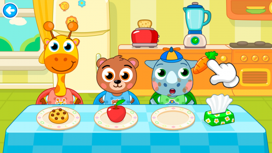 اسکرین شات بازی Kindergarten: baby care 1