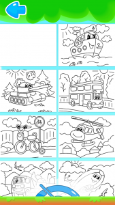 اسکرین شات بازی Transport coloring pages 4