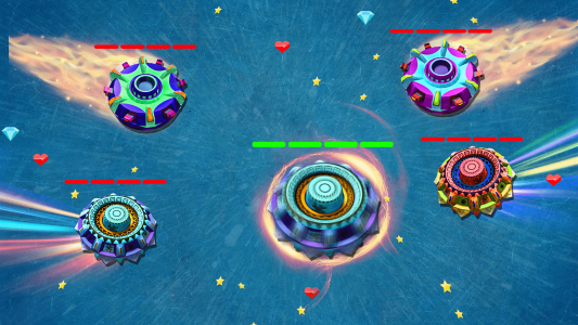 اسکرین شات 4 بازی Fidget Spinner Fight.io Game