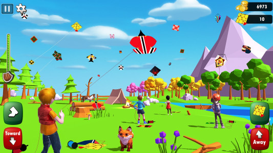 اسکرین شات 3 بازی Kite Game 3D – Kite Flying