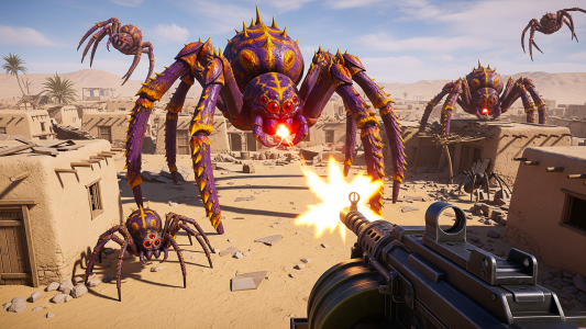 اسکرین شات 5 بازی Monster Spider Hunter 3D Game