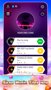 اسکرین شات بازی Siren Music Tiles Hop 3