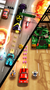 اسکرین شات بازی Chaos Road: Combat Car Racing 3