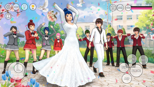 اسکرین شات 2 بازی Senpai School Simulator