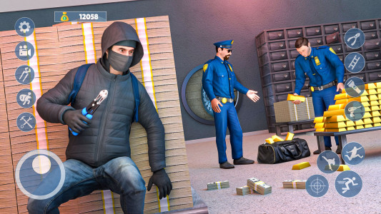 اسکرین شات 3 برنامه Crime-City Robbery Thief Sim