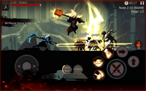 اسکرین شات بازی Shadow of Death: Stickman Fighting - Dark Knight 8