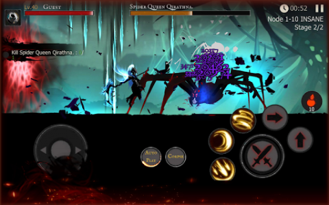 اسکرین شات بازی Shadow of Death: Stickman Fighting - Dark Knight 3