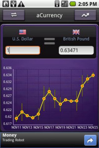 اسکرین شات برنامه aCurrency (exchange rate) 5