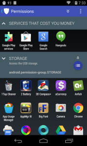 اسکرین شات 1 برنامه aSpotCat - Permission Checker