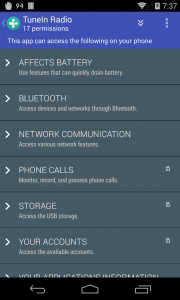 اسکرین شات 5 برنامه aSpotCat - Permission Checker