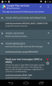اسکرین شات 4 برنامه aSpotCat - Permission Checker