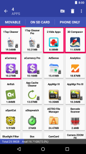 اسکرین شات 7 برنامه AppMgr III (App 2 SD)