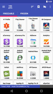 اسکرین شات 3 برنامه AppMgr III (App 2 SD)