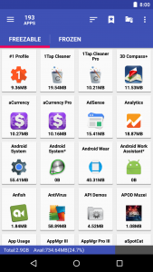 اسکرین شات برنامه AppMgr III (App 2 SD) 3