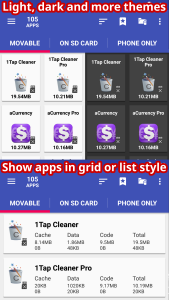 اسکرین شات 5 برنامه AppMgr III (App 2 SD)