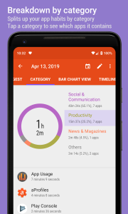 اسکرین شات 2 برنامه App Usage - Manage/Track Usage