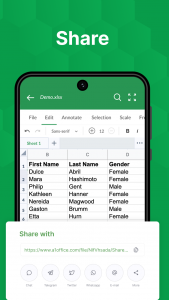 اسکرین شات برنامه XLSX Reader: XLS Viewer Editor 6