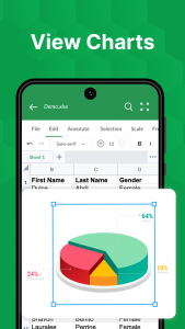 اسکرین شات برنامه XLSX Reader: XLS Viewer Editor 3