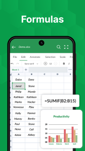اسکرین شات 5 برنامه XLSX Reader: XLS Viewer Editor