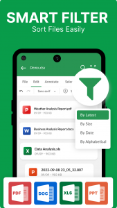 اسکرین شات برنامه XLSX Reader: XLS Viewer Editor 7