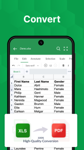 اسکرین شات 4 برنامه XLSX Reader: XLS Viewer Editor
