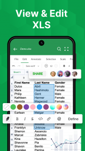 اسکرین شات برنامه XLSX Reader: XLS Viewer Editor 1
