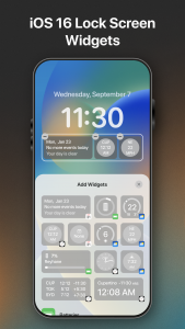 اسکرین شات برنامه ios 16 lock screen 2023 5