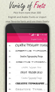 اسکرین شات برنامه Creative Typography Design 8