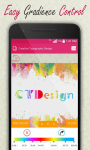 اسکرین شات برنامه Creative Typography Design 6