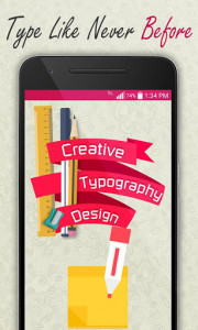 اسکرین شات برنامه Creative Typography Design 1