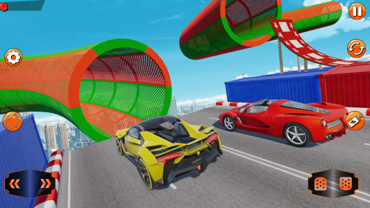 اسکرین شات برنامه Car Driving GT Stunt Racing 3D 3