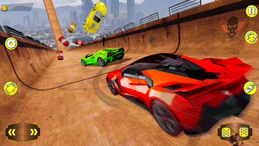 اسکرین شات برنامه Car Driving GT Stunts Racing 2 1