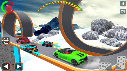 اسکرین شات برنامه Car Stunt Game Mountain Climb 6